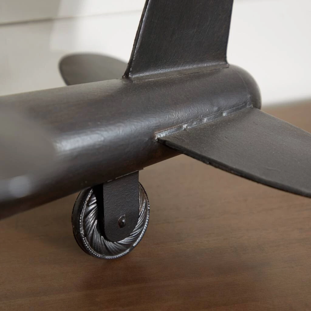 Best deal π Brown Metal Vintage Sculpture, Airplane 9" x 18" x 15" by Ivory and Iris π 7 Best deal π Brown Metal Vintage Sculpture, Airplane 9" x 18" x 15" by Ivory and Iris π - Image 7