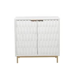 Wholesale 😀 White MDF Contemporary Cabinet, 32" x 32" x 16" by Ivory and Iris 🌟