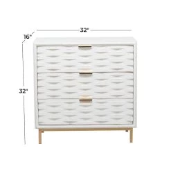 Best deal ✔️ White MDF Contemporary Cabinet, 32" x 32" x 16" by Ivory and Iris 🧨 -Cheap Ivory and Iris Store D506570S 6