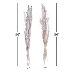 Coupon ⌛ Set of 2" Brown Wood Natural Foliage, 7" x 56" by Ivory and Iris 🛒 -Cheap Ivory and Iris Store D506581S 7