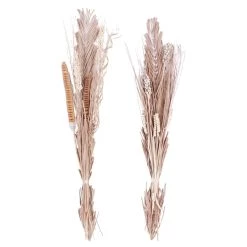 Deals ✨ Set of 2" Light Brown Wood Natural Foliage, 9" x 57" by Ivory and Iris 👏