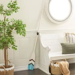 Cheapest 👏 Coastal White Wood Oar Wall Art, 61" x 6" x 2" by Ivory and Iris 🥰 -Cheap Ivory and Iris Store D507740S 8