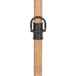 New 🌟 Coastal Brown and Orange Wood Oar Wall Art, 61" x 6" x 2" by Ivory and Iris 🎉 -Cheap Ivory and Iris Store D507742S 5