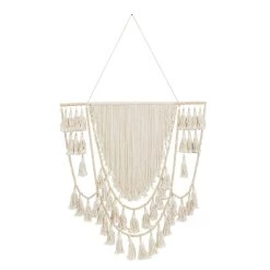 Budget 🎁 White Wood Traditional Wall Decor, 66" x 40" x 3" by Ivory and Iris 💯 -Cheap Ivory and Iris Store D507800S 5