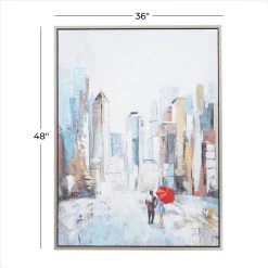 Flash Sale 👍 Multi Polystone Contemporary Framed Wall Art, 48" x 36" x 2" by Ivory and Iris 🔔 -Cheap Ivory and Iris Store D507835S 6