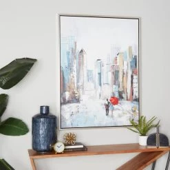 Flash Sale 👍 Multi Polystone Contemporary Framed Wall Art, 48" x 36" x 2" by Ivory and Iris 🔔 -Cheap Ivory and Iris Store D507835S 7