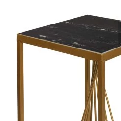Budget π Set of 2" Gold Marble Contemporary Accent Table 30", 26" by Ivory and Iris π 9 Budget π Set of 2" Gold Marble Contemporary Accent Table 30", 26" by Ivory and Iris π -Cheap Ivory and Iris Store D507973S 4