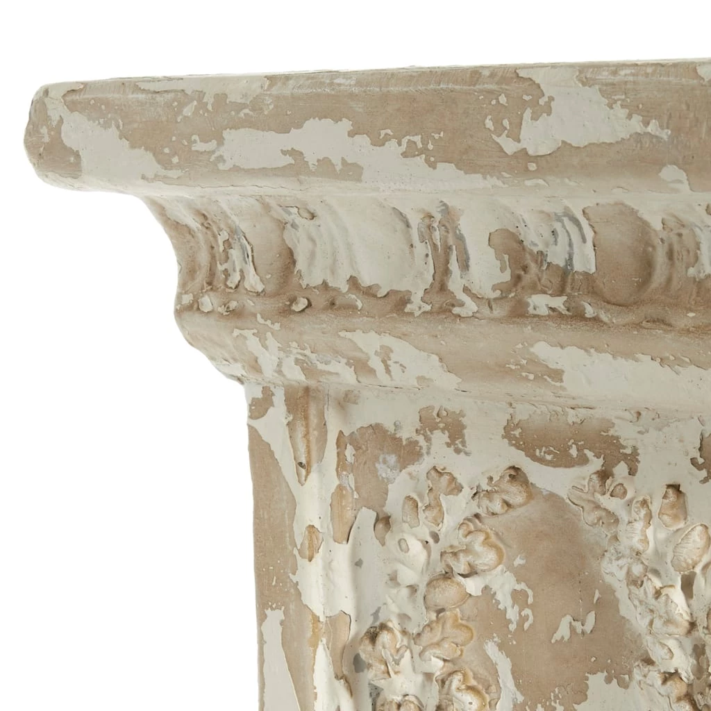 Discount π Beige Vintage Resin Accent Table, 17" x 16" by Ivory and Iris π― 3 Discount π Beige Vintage Resin Accent Table, 17" x 16" by Ivory and Iris π― - Image 3
