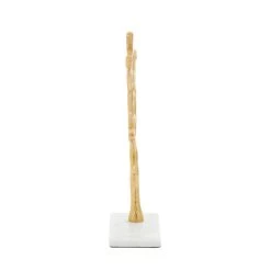 New 🔔 Gold Marble and Aluminum Modern Jewelry Stand, 13" x 9" x 3" by Ivory and Iris ✨ -Cheap Ivory and Iris Store D508110S 3