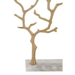 New 🔔 Gold Marble and Aluminum Modern Jewelry Stand, 13" x 9" x 3" by Ivory and Iris ✨ -Cheap Ivory and Iris Store D508110S 4