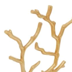 New 🔔 Gold Marble and Aluminum Modern Jewelry Stand, 13" x 9" x 3" by Ivory and Iris ✨ -Cheap Ivory and Iris Store D508110S 5