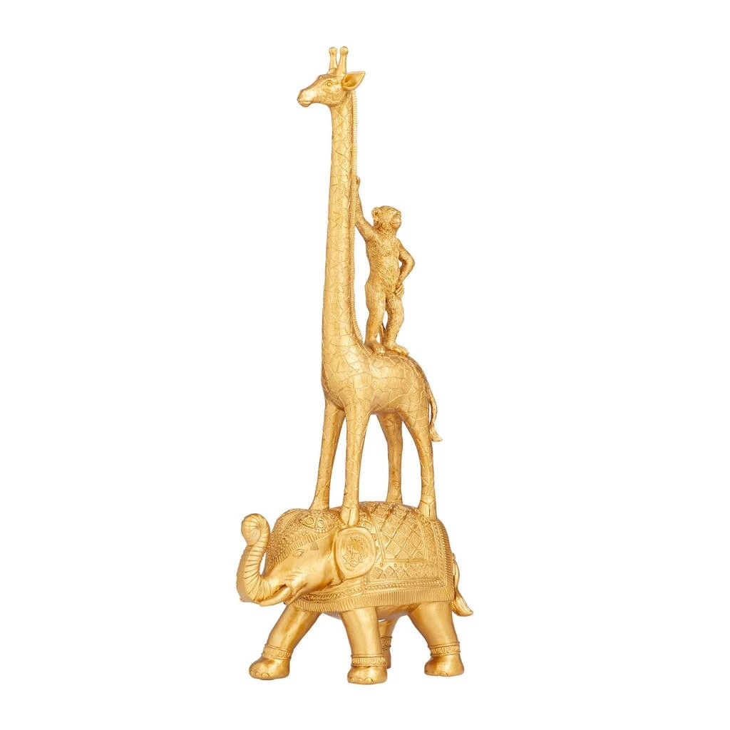 Best Sale π€© Gold Polystone Glam Sculpture, 25" x 7" x 10" by Ivory and Iris π 1 Best Sale π€© Gold Polystone Glam Sculpture, 25" x 7" x 10" by Ivory and Iris π