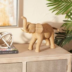 Best deal 🔔 Beige Polystone Transitional Sculpture, 11" x 9" x 15" by Ivory and Iris 😍 -Cheap Ivory and Iris Store D508116S 7