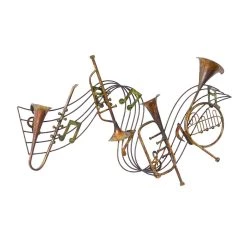 Top 10 🎉 Brown Metal Vintage Wall Decor, 39" x 22" by Ivory and Iris 😀 -Cheap Ivory and Iris Store D508201S 3