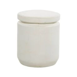 Outlet π₯ White Fiber Clay Industrial Outdoor Stool, 17" x 15" x 15" by Ivory and Iris 𧨠11 Outlet π₯ White Fiber Clay Industrial Outdoor Stool, 17" x 15" x 15" by Ivory and Iris 𧨠-Cheap Ivory and Iris Store D508210S 5