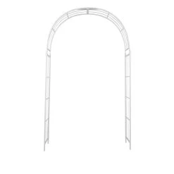 Best reviews of 👍 White Iron Contemporary Garden Arbor, 91" x 54" x 15" by Ivory and Iris ❤️ -Cheap Ivory and Iris Store D508222S 3