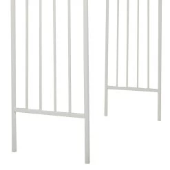 Wholesale 🔥 White Iron Contemporary Garden Arbor, 87" x 48" x 16" by Ivory and Iris ✔️ -Cheap Ivory and Iris Store D508223S 3
