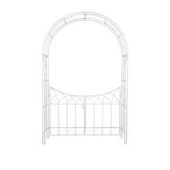 Brand new π White Iron Traditional Garden Arbor, 86" x 55" x 14" by Ivory and Iris π 17 Brand new π White Iron Traditional Garden Arbor, 86" x 55" x 14" by Ivory and Iris π -Cheap Ivory and Iris Store D508225S 8