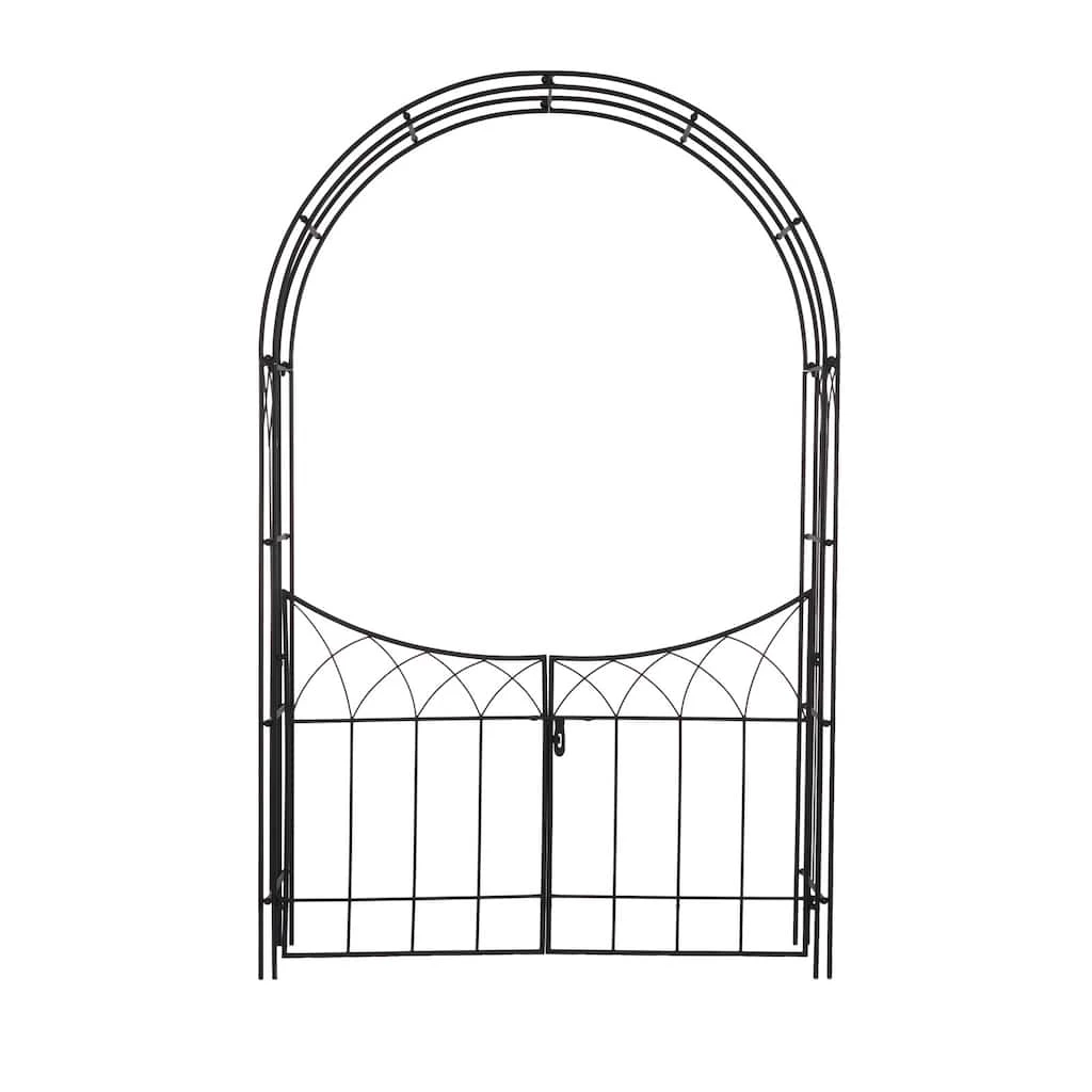 Coupon π― Black Iron Traditional Garden Arbor, 86" x 55" x 14" by Ivory and Iris π 1 Coupon π― Black Iron Traditional Garden Arbor, 86" x 55" x 14" by Ivory and Iris π