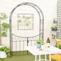 Coupon π― Black Iron Traditional Garden Arbor, 86" x 55" x 14" by Ivory and Iris π 19 Coupon π― Black Iron Traditional Garden Arbor, 86" x 55" x 14" by Ivory and Iris π -Cheap Ivory and Iris Store D508226S 10