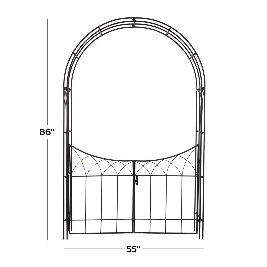 Coupon π― Black Iron Traditional Garden Arbor, 86" x 55" x 14" by Ivory and Iris π 9 Coupon π― Black Iron Traditional Garden Arbor, 86" x 55" x 14" by Ivory and Iris π - Image 9