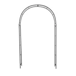 Discount ✨ Black Iron Contemporary Garden Arbor, 91" x 54" x 15" by Ivory and Iris 🌟