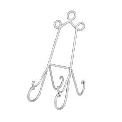 Hot Sale 🎉 14" Gray Metal Traditional Easel by Ivory and Iris ✔️