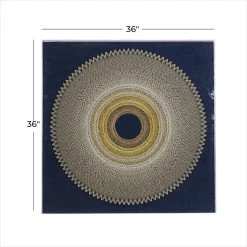 Cheap 🎁 Brown Canvas Contemporary Wall Decor, 36" x 36" x 2" by Ivory and Iris 🥰 -Cheap Ivory and Iris Store D508287S 9