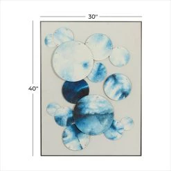 Cheapest 🔥 White Canvas Contemporary Wall Art, 40" x 30" x 3" by Ivory and Iris 🤩 -Cheap Ivory and Iris Store D508289S 11