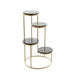 Hot Sale 😀 Black Iron Glam Plantstand, 31" x 17" x 17" by Ivory and Iris ❤️