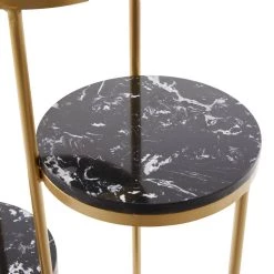 Hot Sale 😀 Black Iron Glam Plantstand, 31" x 17" x 17" by Ivory and Iris ❤️ -Cheap Ivory and Iris Store D508300S 3