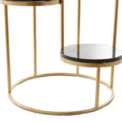 Hot Sale 😀 Black Iron Glam Plantstand, 31" x 17" x 17" by Ivory and Iris ❤️ -Cheap Ivory and Iris Store D508300S 4