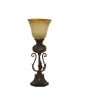 Best deal 🔔 Brown Metal Mediterranean Uplight Table Lamp, 20" x 7" x 7" by Ivory and Iris 😀