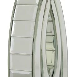 Coupon 🔔 Set of 2 Clear MDF Glam Candle Holder, 17" x 6" x 4" by Ivory and Iris 👏 -Cheap Ivory and Iris Store D508315S 3