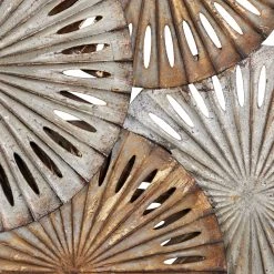 New 🔥 Beige iron Rustic Wall Decor, 28" x 1" x 46" by Ivory and Iris 😉 -Cheap Ivory and Iris Store D509761S 3