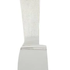 Cheapest 🛒 Set of 3 Silver Aluminum Contemporary Wall Decor, 34" x 3" x 6" by Ivory and Iris ⭐ -Cheap Ivory and Iris Store D509762S 3