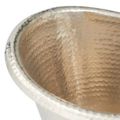 Best Sale ⌛ Silver Aluminum Traditional Wine Holder, 11" x 16" x 12" by Ivory and Iris ❤️ -Cheap Ivory and Iris Store D509780S 4