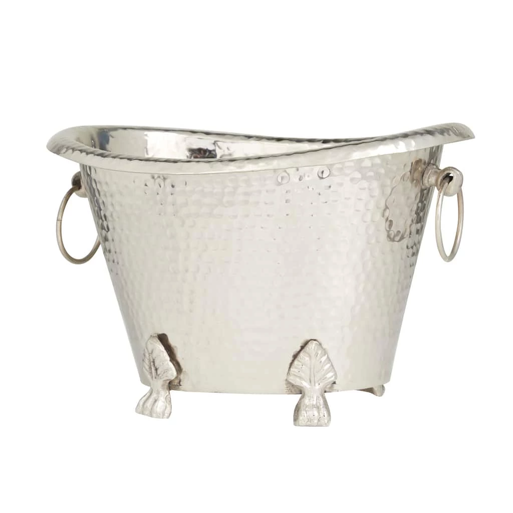 Budget π Silver Aluminum Traditional Wine Holder, 9" x 14" x 11" by Ivory and Iris π₯° 1 Budget π Silver Aluminum Traditional Wine Holder, 9" x 14" x 11" by Ivory and Iris π₯°