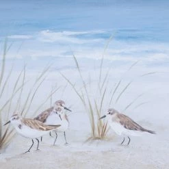 Promo 🤩 Blue Polystone Coastal Framed Wall Art, 28" x 55" x 2" by Ivory and Iris 😉 -Cheap Ivory and Iris Store D509789S 3