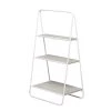 Wholesale 🌟 White Iron Farmhouse Shelving Unit, 36" x 13" x 20" by Ivory and Iris 🎁