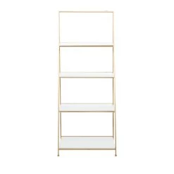Brand new ❤️ Gold Iron Contemporary Shelving Unit, 24" x 24" x 16" by Ivory and Iris 🧨 10 Brand new ❤️ Gold Iron Contemporary Shelving Unit, 24" x 24" x 16" by Ivory and Iris 🧨 -Cheap Ivory and Iris Store D509846S 3