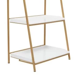 Brand new ❤️ Gold Iron Contemporary Shelving Unit, 24" x 24" x 16" by Ivory and Iris 🧨 11 Brand new ❤️ Gold Iron Contemporary Shelving Unit, 24" x 24" x 16" by Ivory and Iris 🧨 -Cheap Ivory and Iris Store D509846S 4