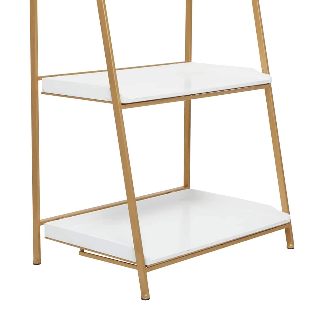 Brand new ❤️ Gold Iron Contemporary Shelving Unit, 24" x 24" x 16" by Ivory and Iris 🧨 4 Brand new ❤️ Gold Iron Contemporary Shelving Unit, 24" x 24" x 16" by Ivory and Iris 🧨 - Image 4
