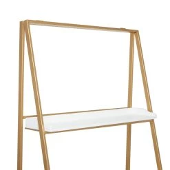 Brand new ❤️ Gold Iron Contemporary Shelving Unit, 24" x 24" x 16" by Ivory and Iris 🧨 12 Brand new ❤️ Gold Iron Contemporary Shelving Unit, 24" x 24" x 16" by Ivory and Iris 🧨 -Cheap Ivory and Iris Store D509846S 5