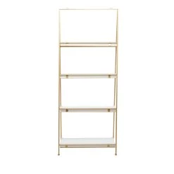 Brand new ❤️ Gold Iron Contemporary Shelving Unit, 24" x 24" x 16" by Ivory and Iris 🧨 13 Brand new ❤️ Gold Iron Contemporary Shelving Unit, 24" x 24" x 16" by Ivory and Iris 🧨 -Cheap Ivory and Iris Store D509846S 6