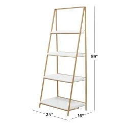 Brand new ❤️ Gold Iron Contemporary Shelving Unit, 24" x 24" x 16" by Ivory and Iris 🧨 14 Brand new ❤️ Gold Iron Contemporary Shelving Unit, 24" x 24" x 16" by Ivory and Iris 🧨 -Cheap Ivory and Iris Store D509846S 7