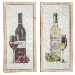 Top 10 ✨ Set of 2 White Wood Farmhouse Wall Decor, 16" x 32" by Ivory and Iris ❤️