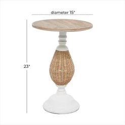 Coupon π₯° Brown Iron Farmhouse Accent Table 15" x 15" x 23" by Ivory and Iris π 14 Coupon π₯° Brown Iron Farmhouse Accent Table 15" x 15" x 23" by Ivory and Iris π -Cheap Ivory and Iris Store D510874S 7