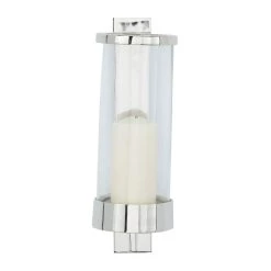 Buy π Silver Aluminum Contemporary Wall Sconce, 16" x 5" x 7" by Ivory and Iris π€©