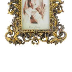 Outlet 🧨 3 Pack Brass Polystone Traditional Photo Frames by Ivory and Iris 😀 -Cheap Ivory and Iris Store D510903S 13